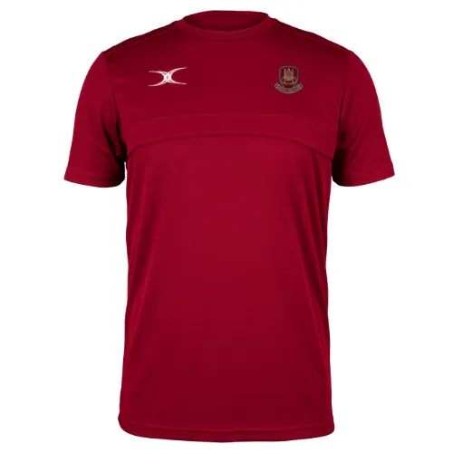 gilbert-rugby-southwell-rufc-t-shirt-junior-photon-ii-manica-corta-bordeaux image 1