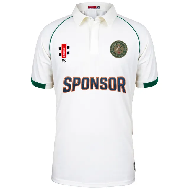 gray-nicolls-houghton-main-cc-junior-maglia-s-s-matrix-v2-avorio-verde image 1