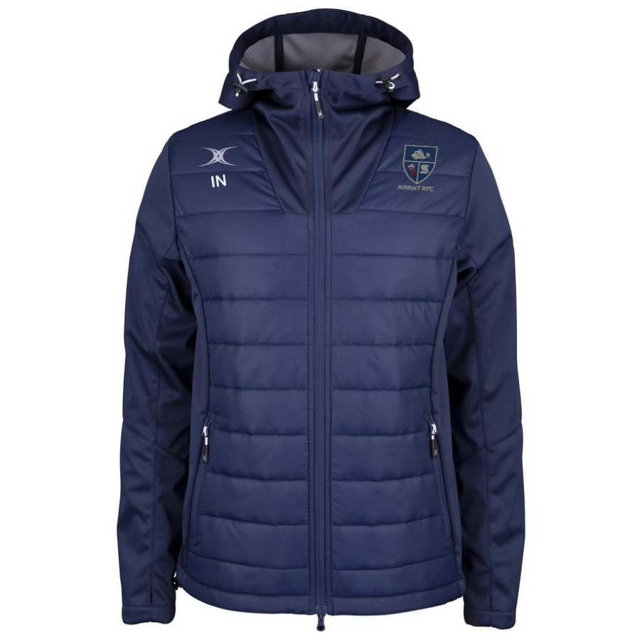 gilbert-rugby-havant-rfc-pro-giacca-full-zip-senior-blu-navy-scuro image 1