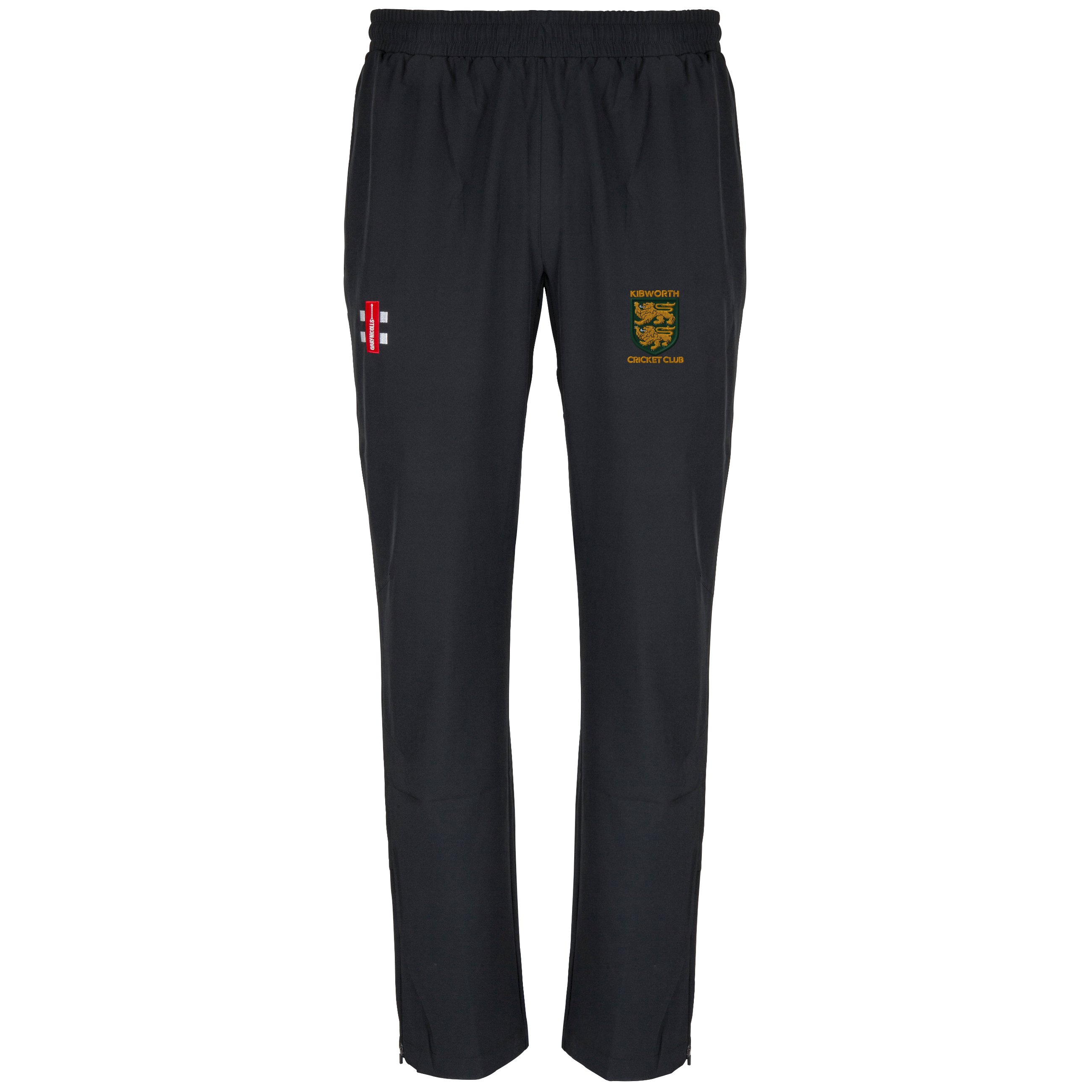 gray-nicolls-velocity-pantaloni-training-cricket-senior-kibworth-cc-black image 1