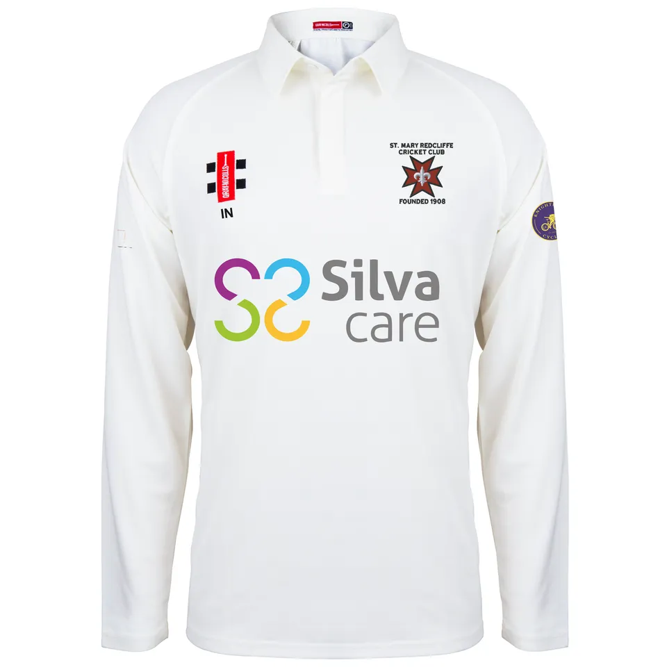 gray-nicolls-st-mary-redcliffe-senior-matrix-v2-maglia-cricket-manica-lunga-avor image 1