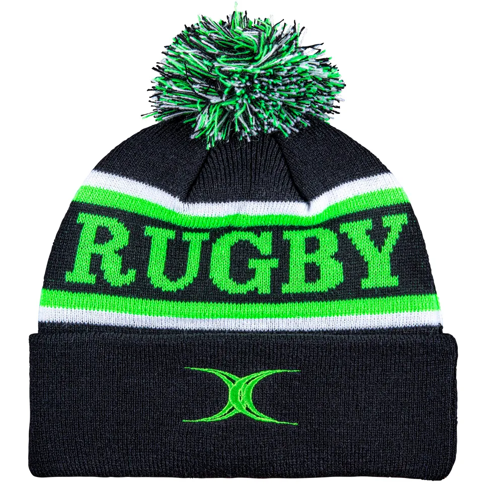 gilbert-rugby-bobble-hat-berretta-rugby-con-pon-pon-taglia-unica image 1
