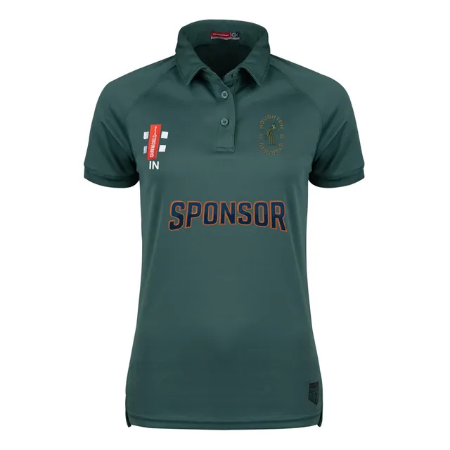 gray-nicolls-houghton-main-cc-polo-matrix-v2-manica-corta-donna-verde image 1