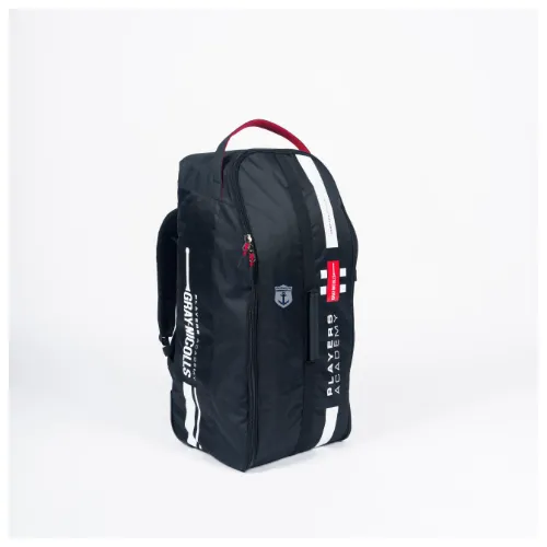gray-nicolls-players-academy-borsone-trolley-duffel-portsmouth-community-cc-nero image 1