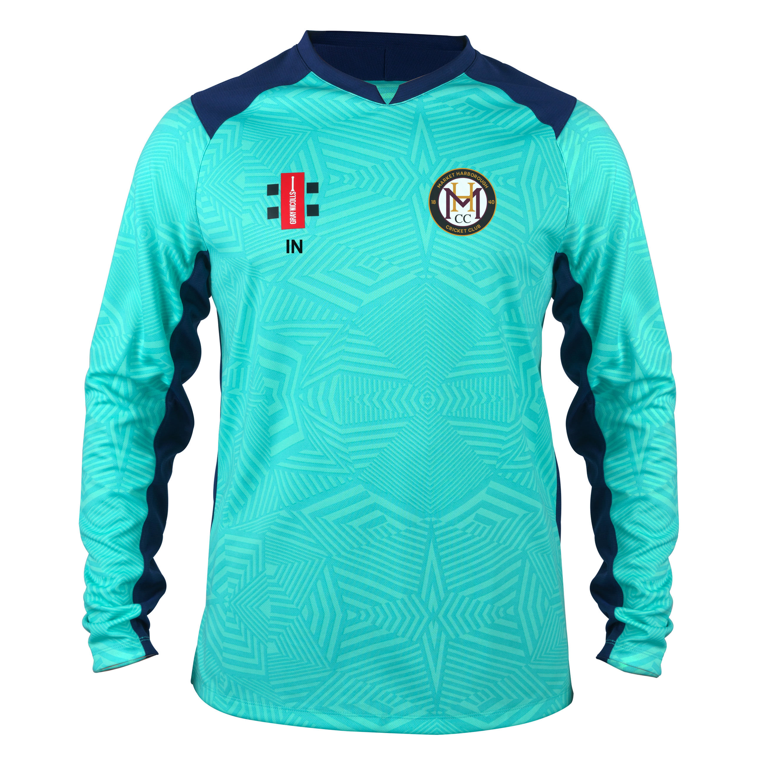 gray-nicolls-market-harborough-maglia-pro-t20-manica-lunga-nero-navy-senior image 1