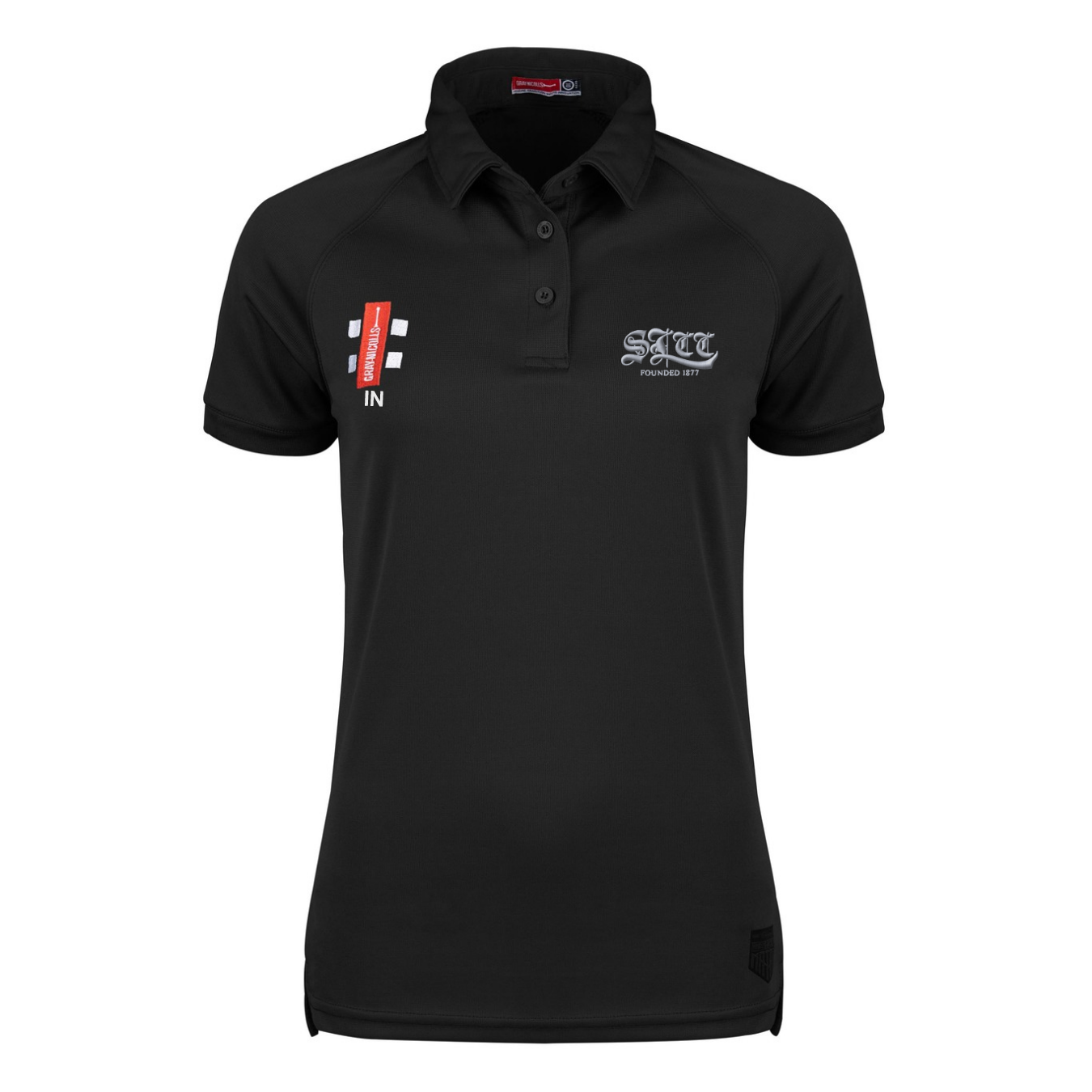 gray-nicolls-matrix-v2-polo-donna-nero-st-lawrence-donna image 1