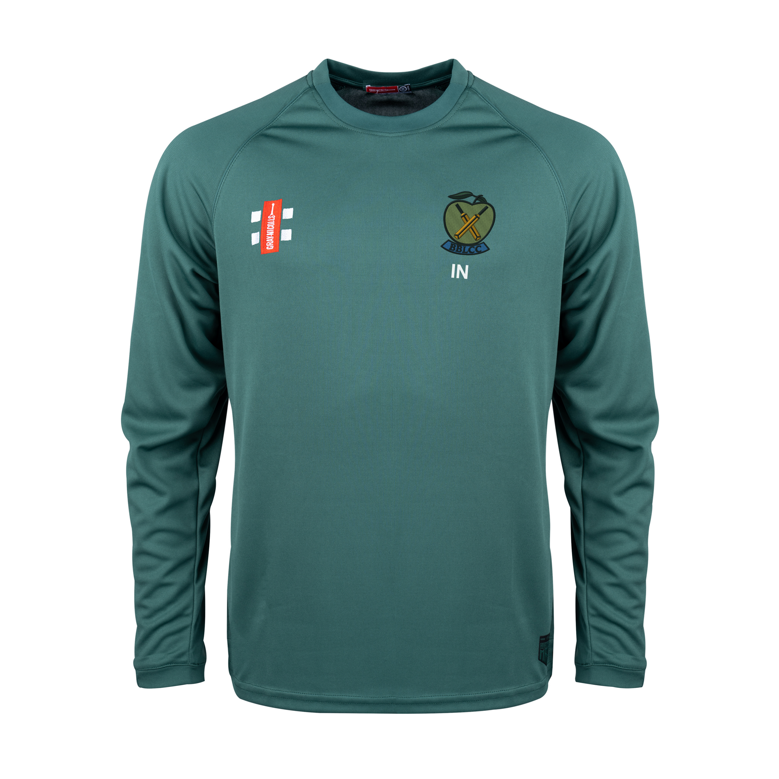 gray-nicolls-matrix-v2-t-shirt-cricket-manica-lunga-senior-bbl-cc-verde image 1
