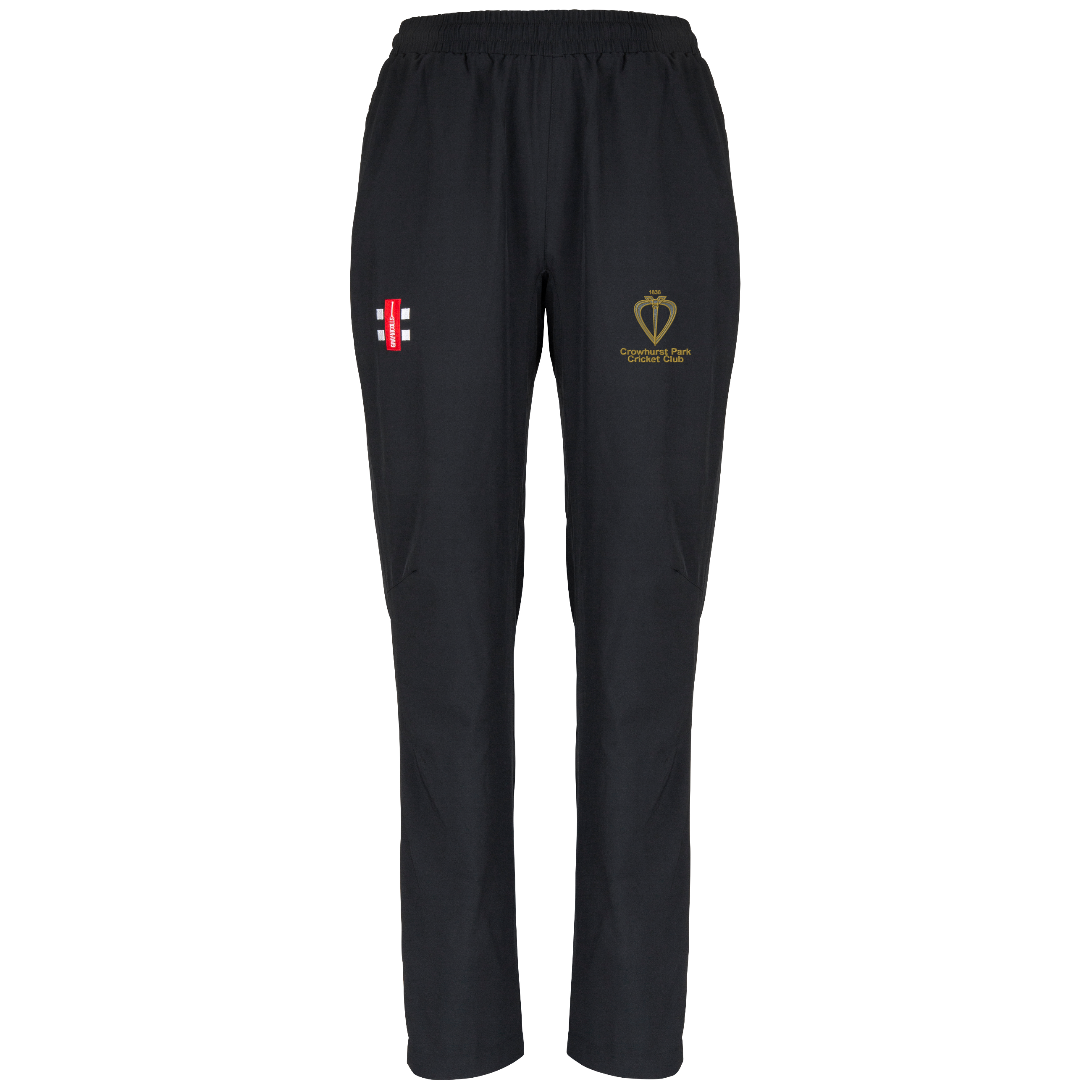 gray-nicolls-crowhurst-park-cricket-club-donna-pantaloni-track-velocity-neri image 1