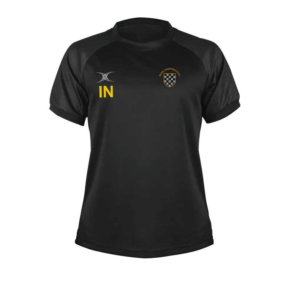 gilbert-rugby-barts-and-the-london-rfc-evo-t-shirt-manica-corta-adulto-nero image 1