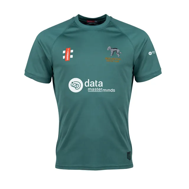 gray-nicolls-bedlington-matrix-v2-t-shirt-cricket-junior-verde-manica-corta image 1