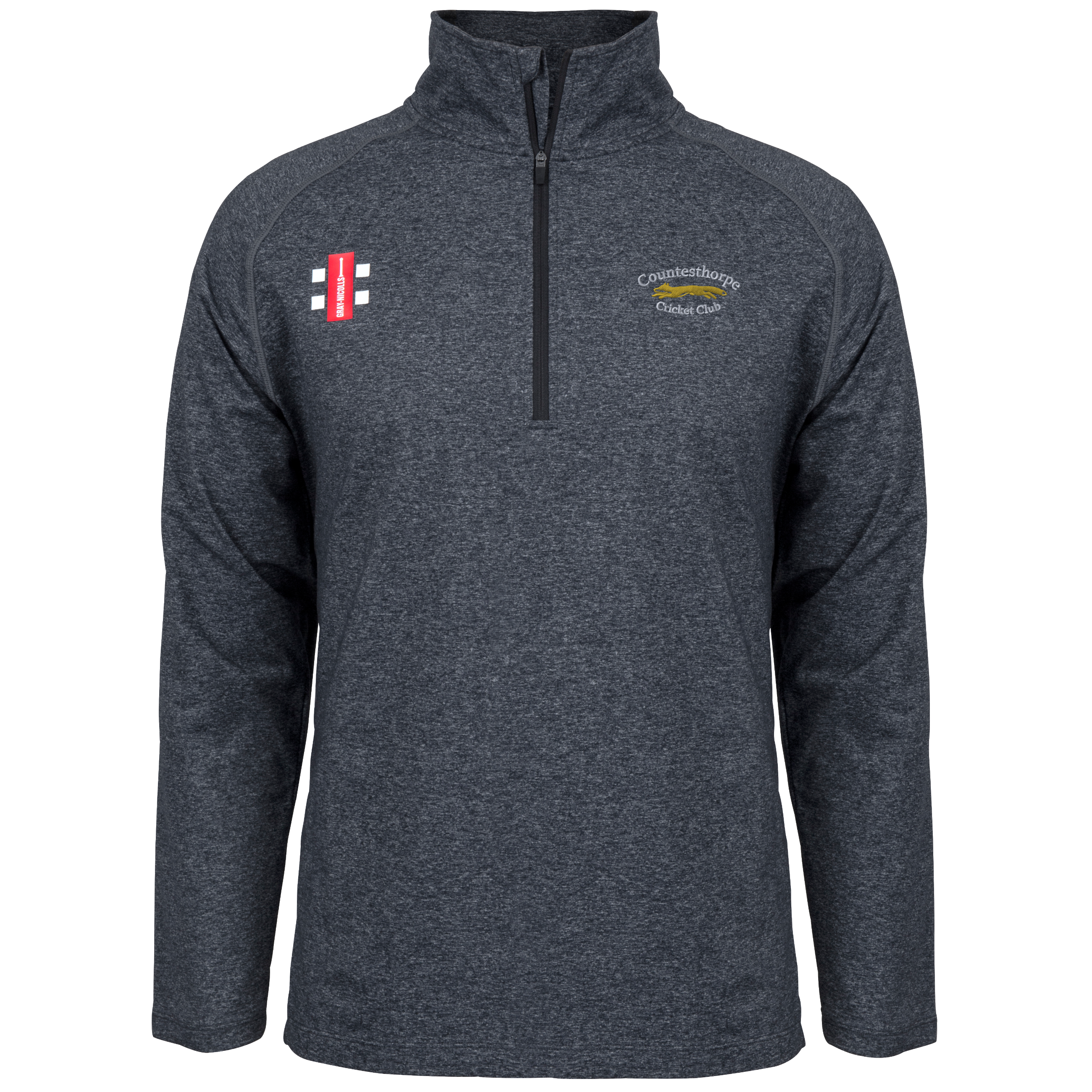 gray-nicolls-countesthorpe-cc-senior-velocity-mid-layer-black-mezza-zip image 1