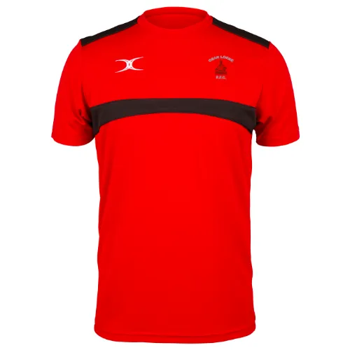 gilbert-rugby-photon-t-shirt-oban-lorne-rfc-junior-rosso-nero image 1