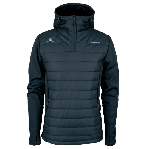 gilbert-rugby-pro-active-giacca-quarter-zip-dallaglio-rugby-works-blu-navy-senio image 1