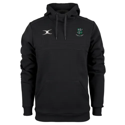 gilbert-rugby-wharfedale-rufc-adult-photon-felpa-con-cappuccio-nera image 1