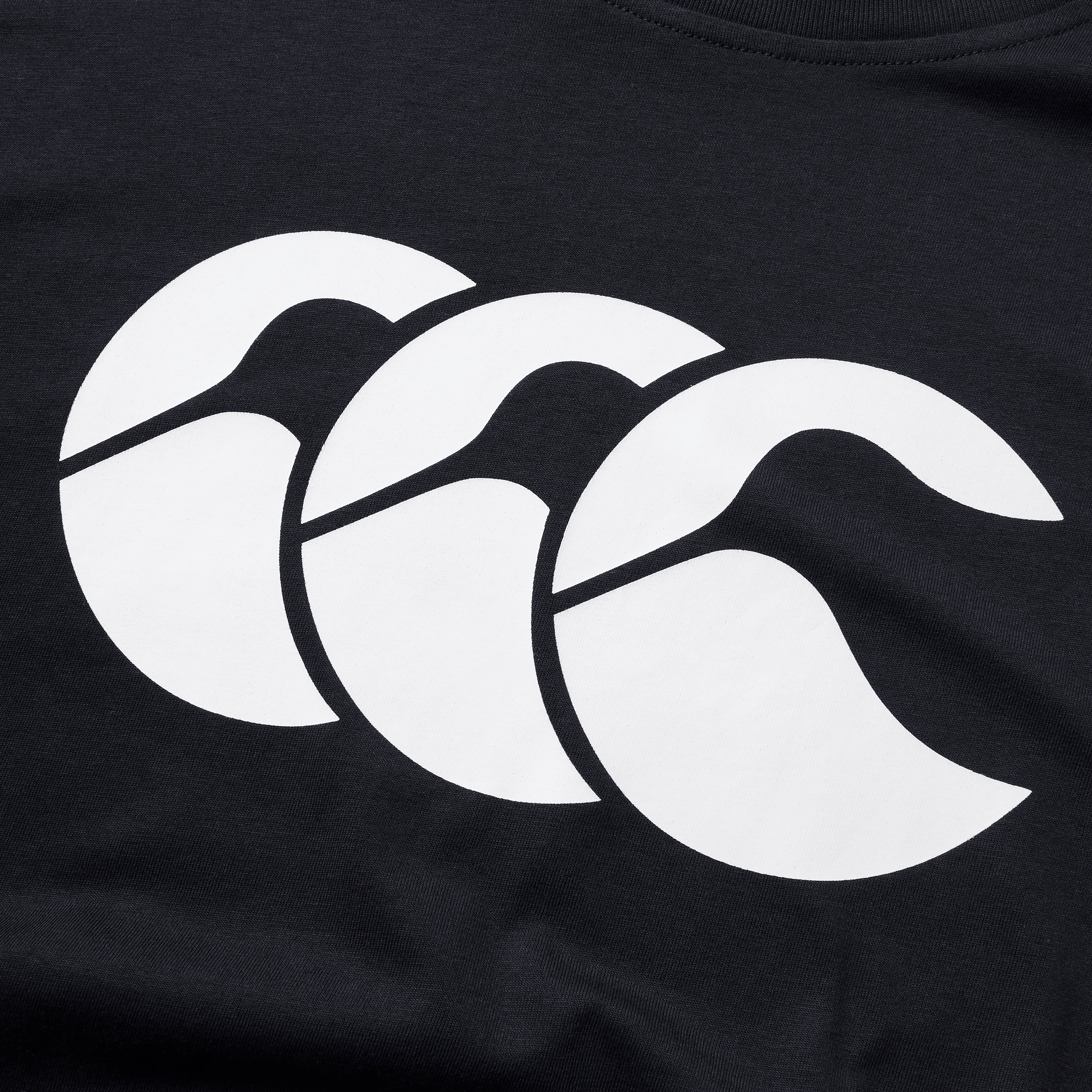 canterbury-ccc-cotton-logo-tee-uomo-t-shirt-cotone-nero image 4