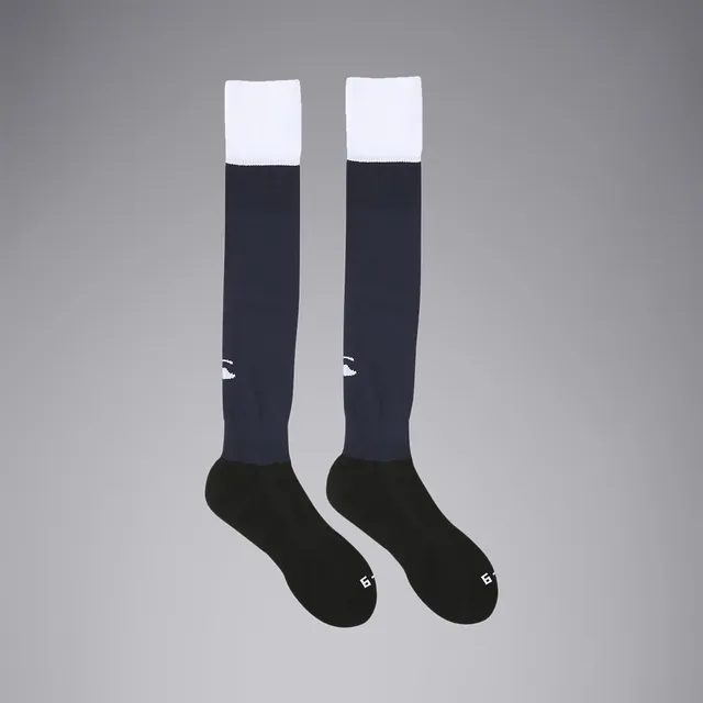 canterbury-unisex-club-cap-sock-navy-white-calze-rugby-club-blu-navy-bianco image 1