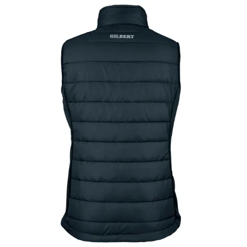 gilbert-rugby-sussex-rfu-pro-gilet-body-warmer-donna-blu-navy image 1