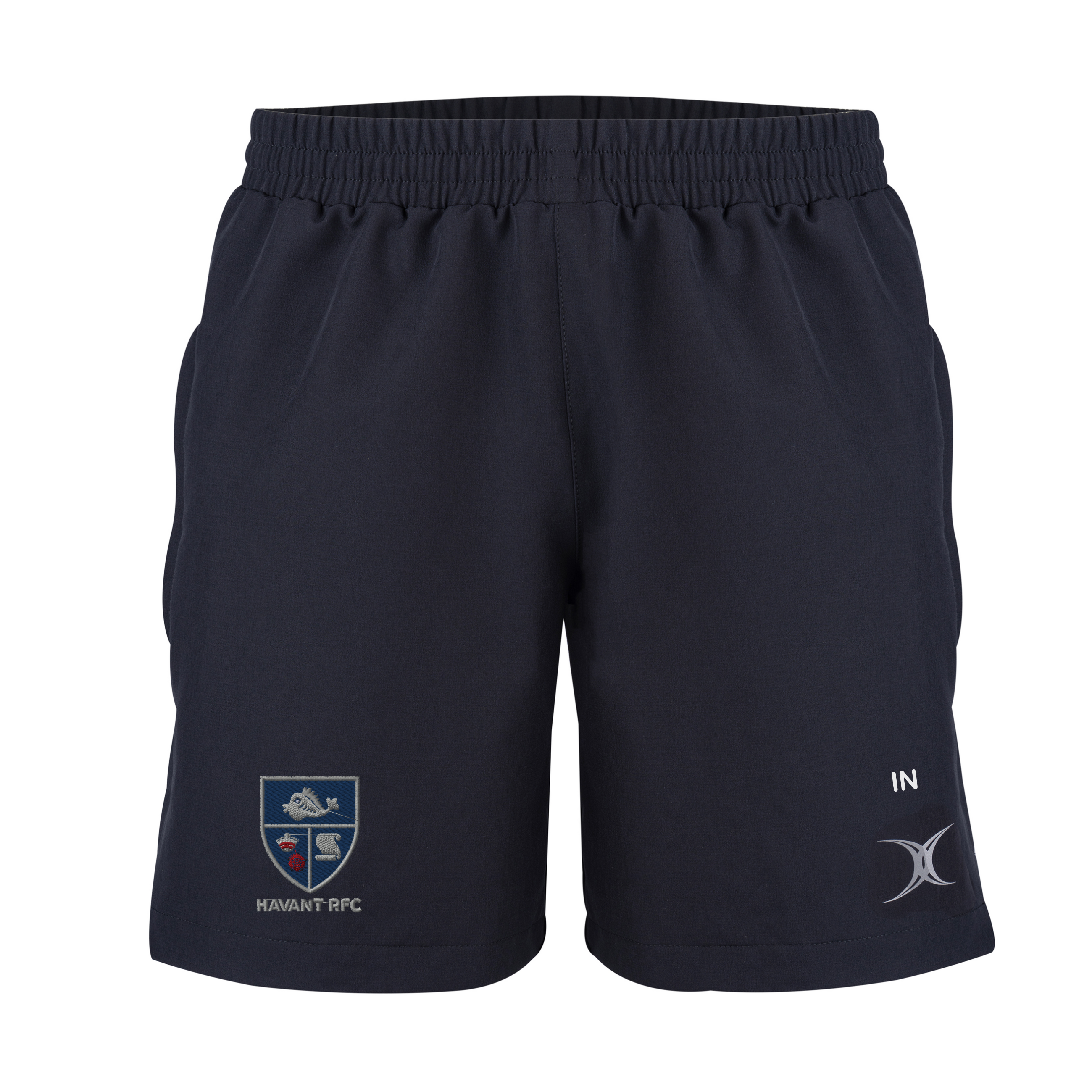 gilbert-rugby-evo-pantaloncini-rugby-havant-rfc-senior-blu-navy image 1