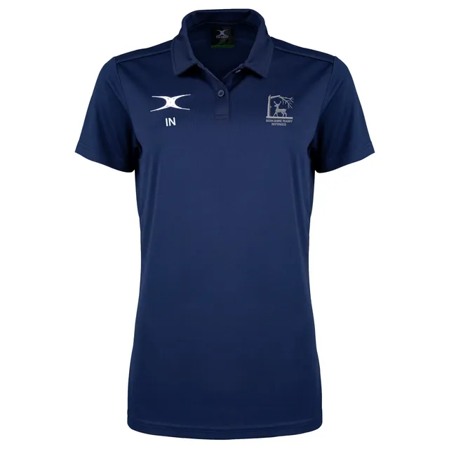 gilbert-rugby-berkshire-referees-photon-ii-polo-adulto-blu-navy-manica-corta image 1