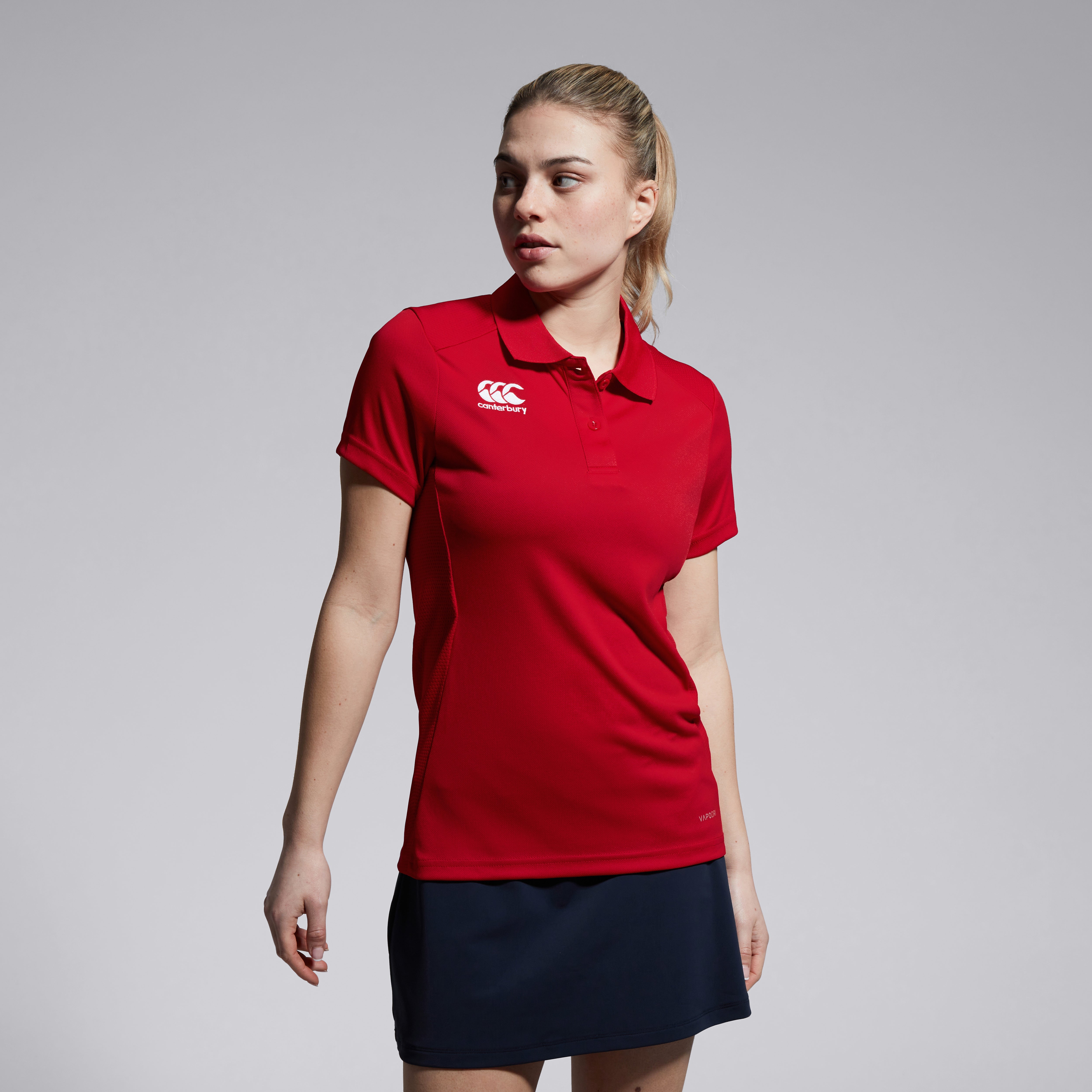 canterbury-club-dry-polo-donna-rossa image 4