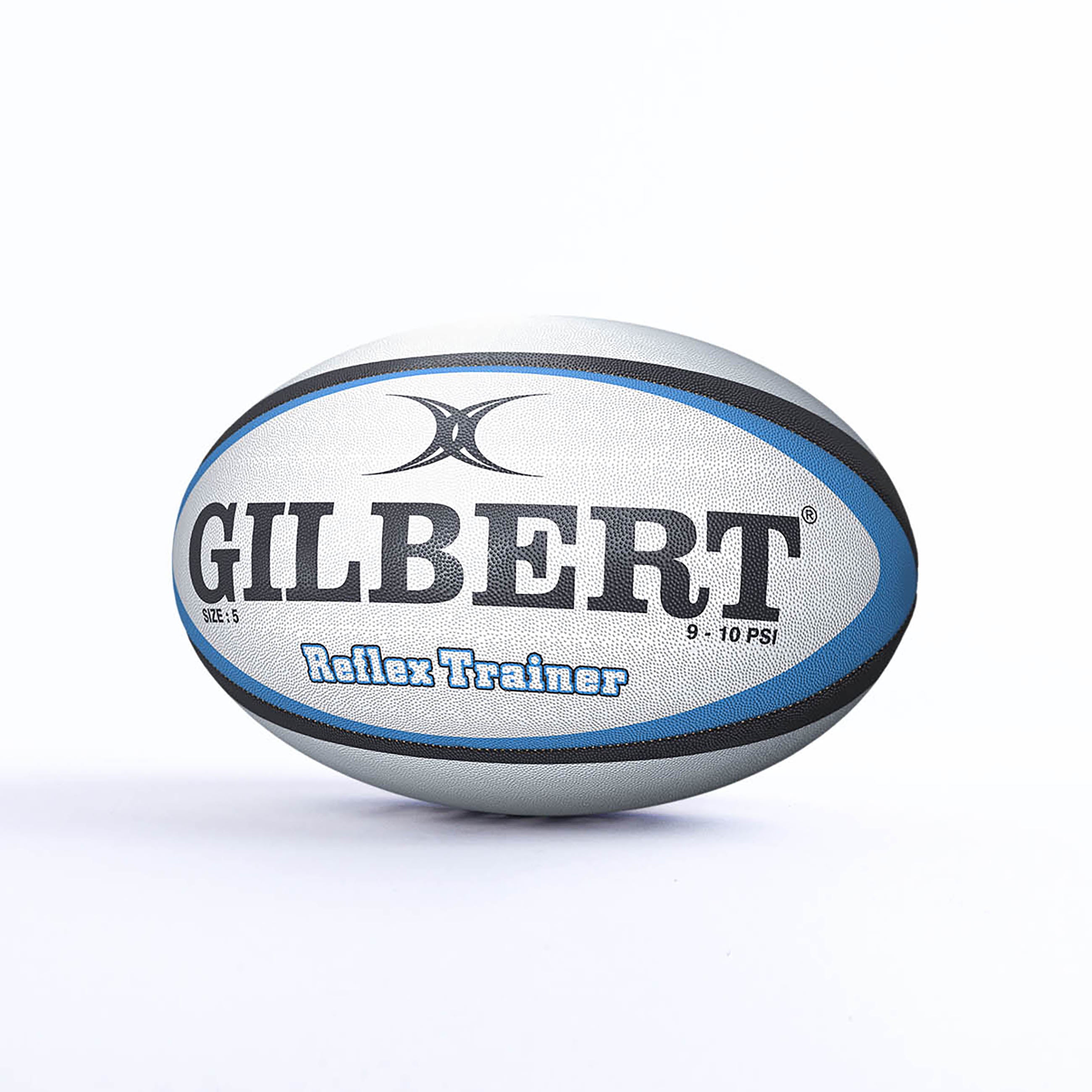 gilbert-rugby-reflex-trainer-pallone-da-allenamento-tg-5-blu-nero image 2