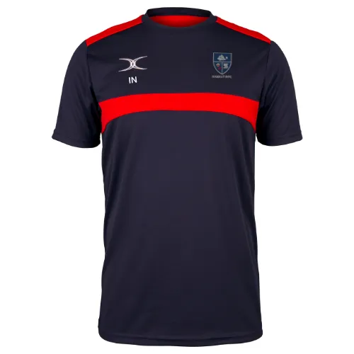 gilbert-rugby-havant-rfc-donna-photon-t-shirt-blu-navy-rosso image 1