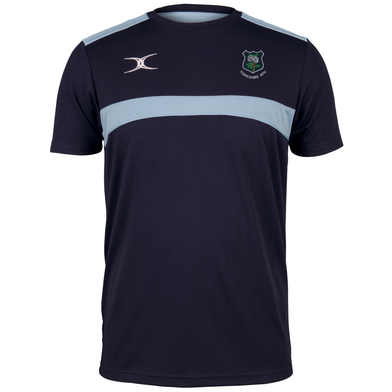 gilbert-rugby-photon-t-shirt-uomo-blu-navy-azzurro-yorkshire-pdg image 1