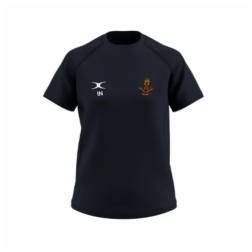 gilbert-rugby-medway-rfc-gts-t-shirt-donna-blu-navy-manica-corta image 1