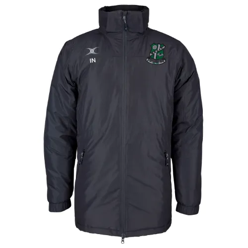 gilbert-rugby-wharfedale-rufc-giacca-all-weather-pro-nero-adulto-con-iniziali image 1