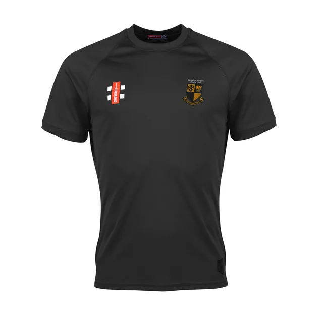 gray-nicolls-carmel-and-district-cc-child-matrix-v2-t-shirt-manica-corta-black-j image 1