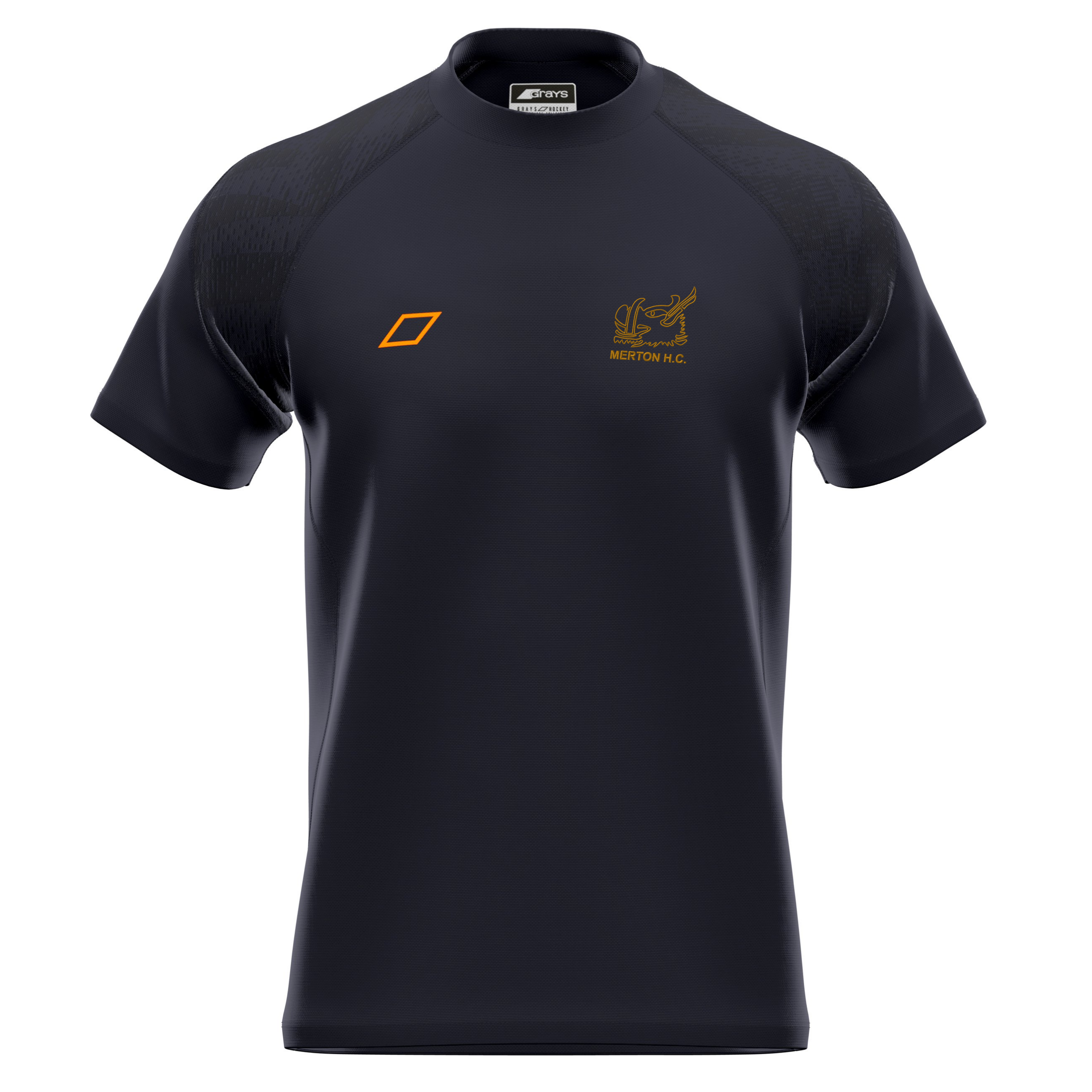 grays-merton-hc-senior-gts-maglia-training-manica-corta-nera image 1