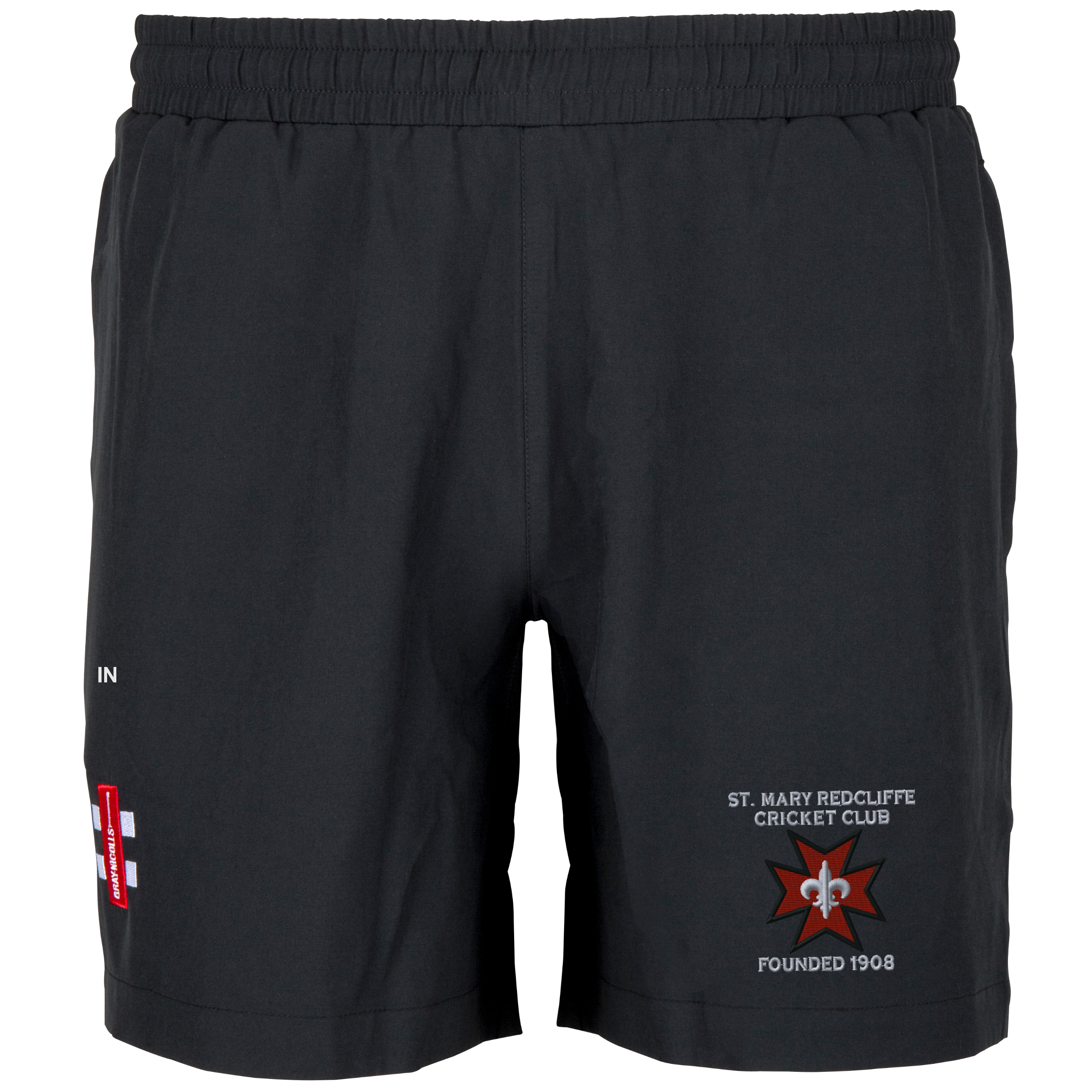gray-nicolls-st-mary-redcliffe-velocity-pantaloncini-junior-neri image 1
