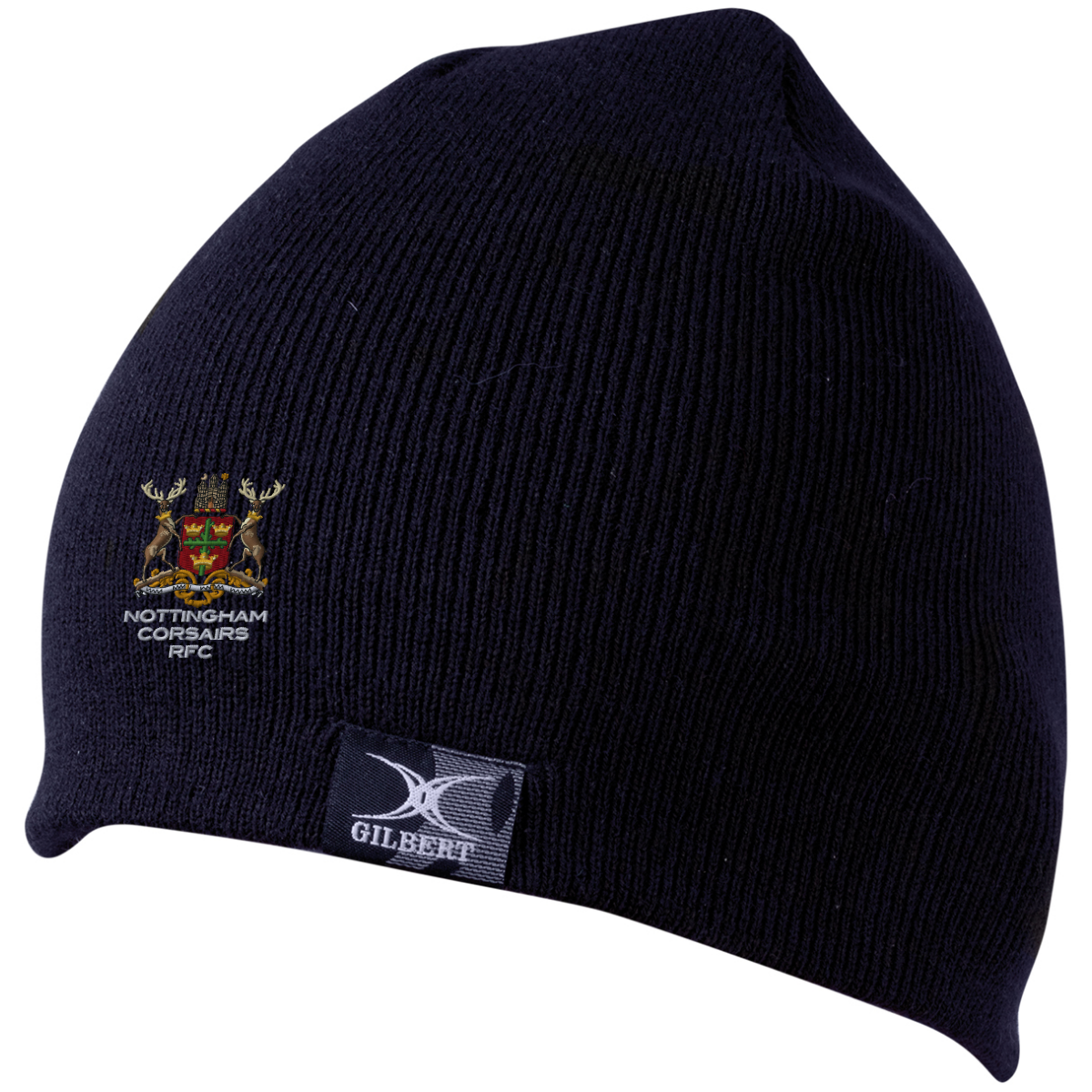 gilbert-rugby-nottingham-corsairs-rfc-beanie-adulto-blu-navy image 1