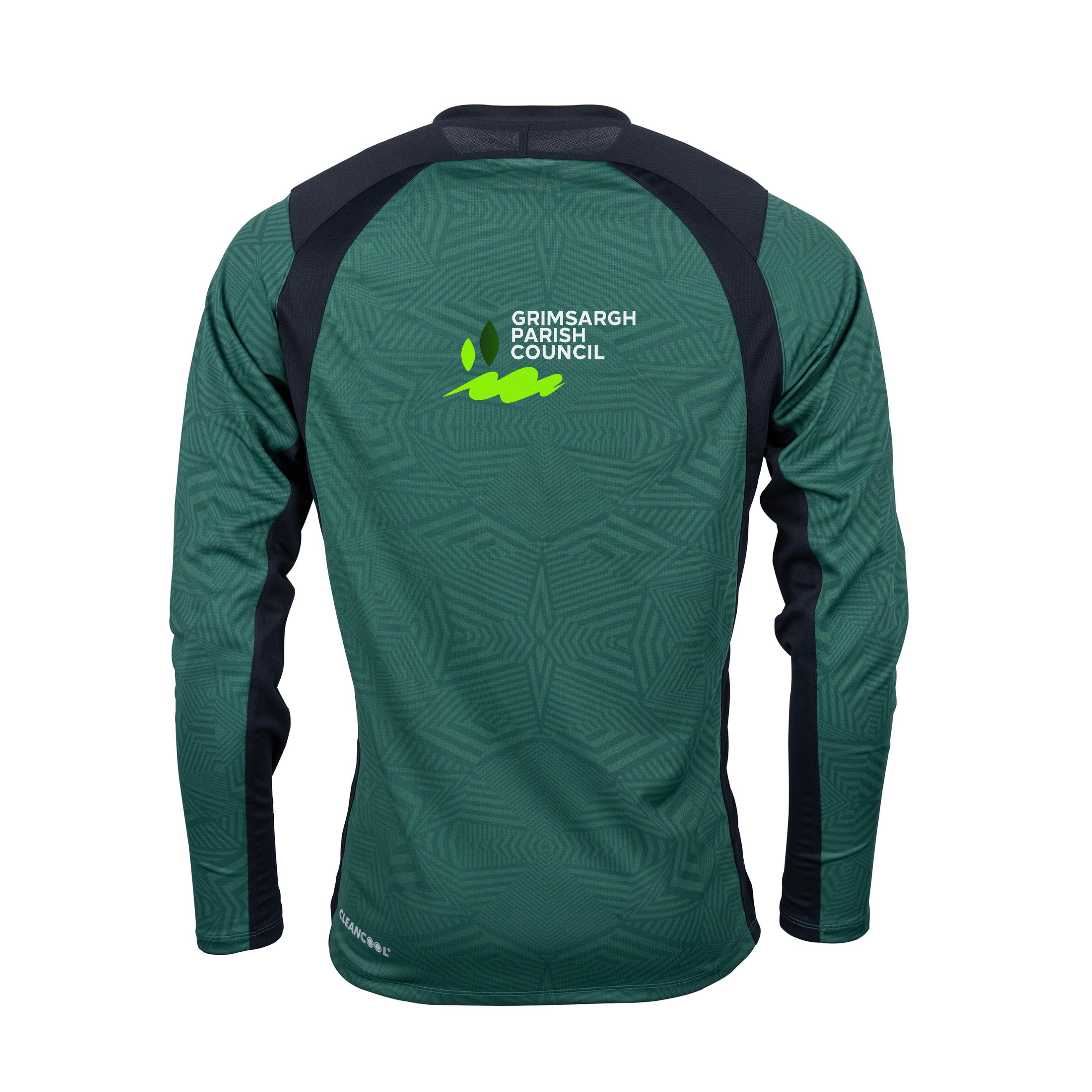 gray-nicolls-pro-t20-maglia-cricket-l-s-senior-grimsargh-cc-green-black image 2