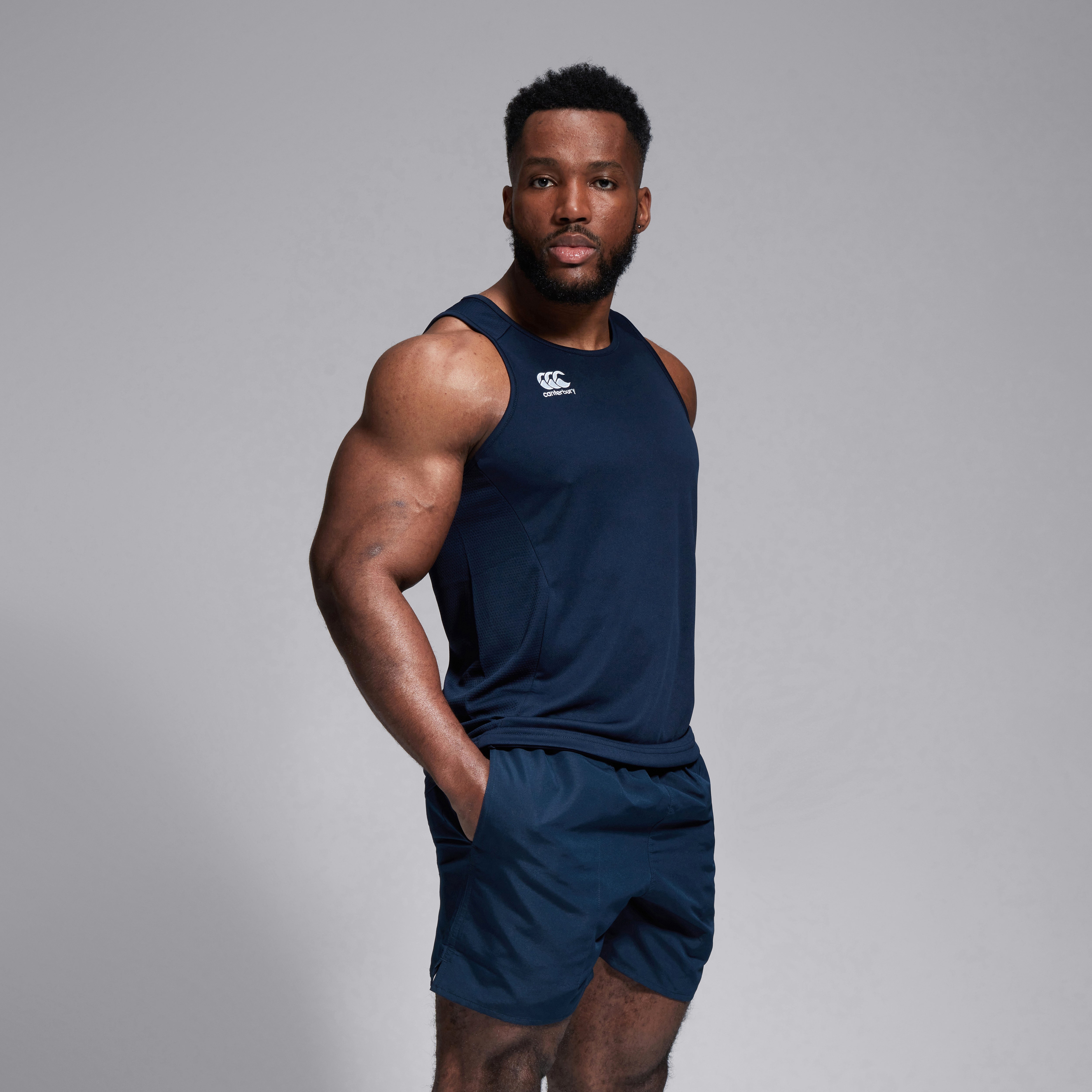 canterbury-club-dry-singlet-uomo-blu-navy-canotta image 3