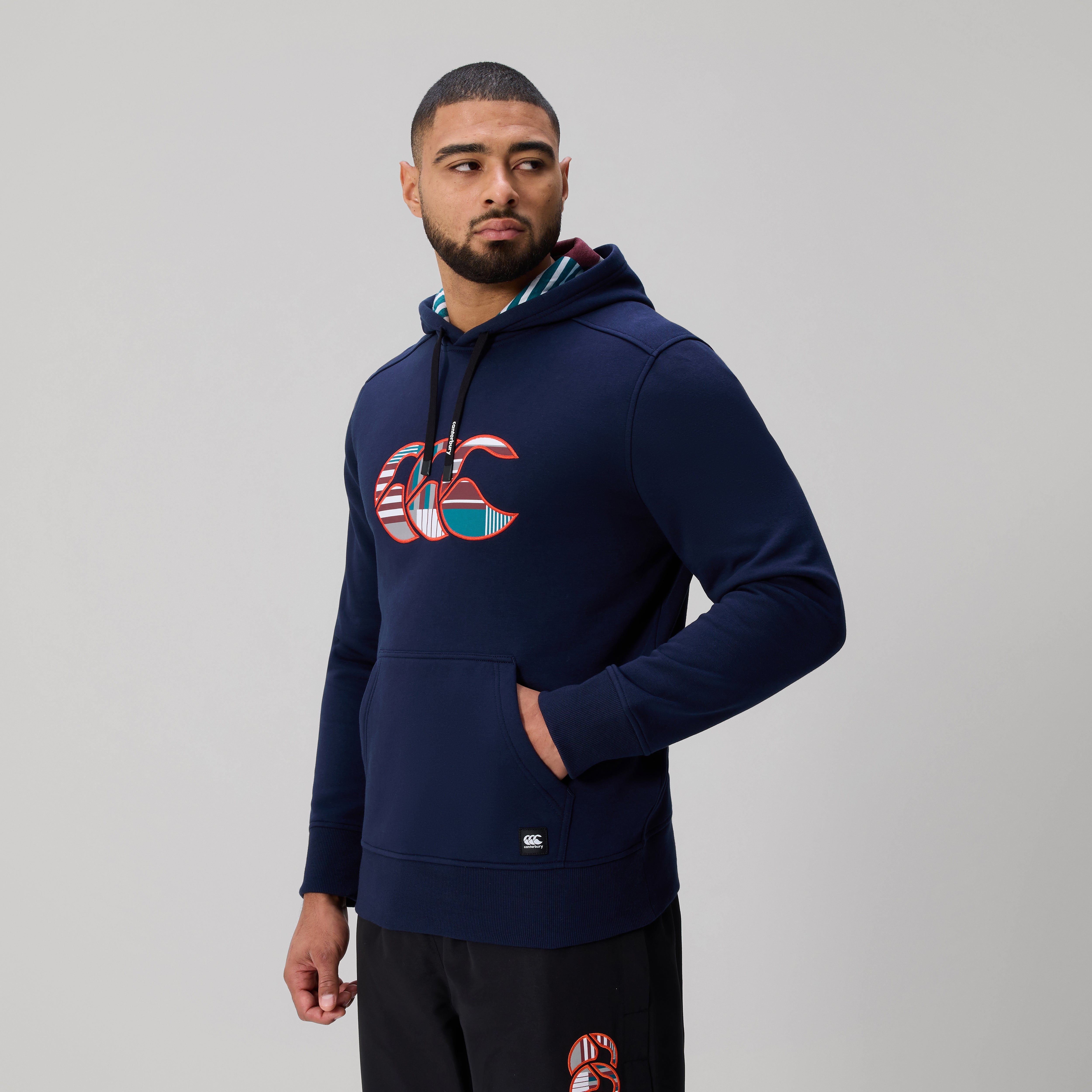 canterbury-uomo-uglies-felpa-con-cappuccio-blu-navy image 4