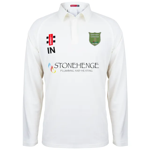 gray-nicolls-east-anton-cc-senior-matrix-v2-camicia-manica-lunga-avorio-maglia-c image 1