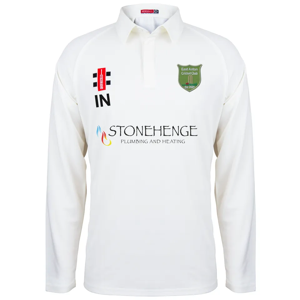 gray-nicolls-east-anton-cc-senior-matrix-v2-camicia-manica-lunga-avorio-maglia-c image 1