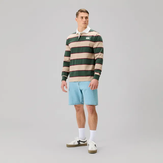 canterbury-fundamentals-stripe-maglia-rugby-uomo-verde image 1