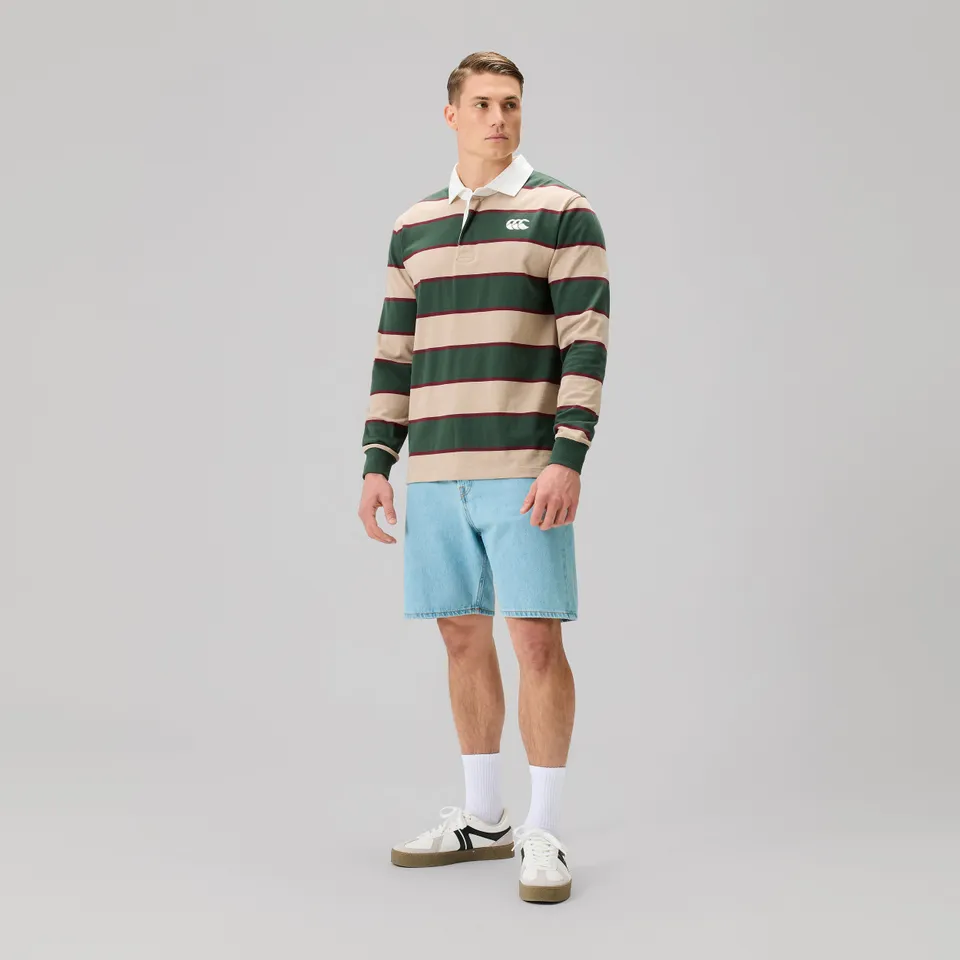 canterbury-fundamentals-stripe-maglia-rugby-uomo-verde image 1