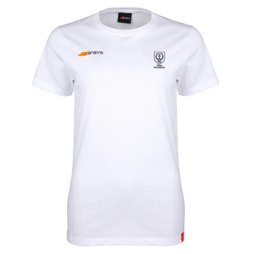 grays-plymouth-hc-tangent-tee-donna-bianca-maglietta-cotone-bio-adulto image 1