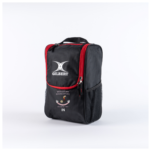 gilbert-rugby-whitley-bay-rockcliff-rfc-club-v4-bootbag-senior-nero-rosso image 1