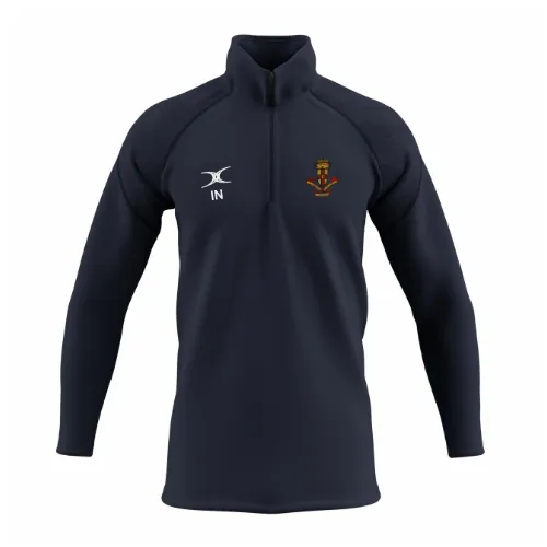 gilbert-rugby-medway-rfc-senior-gts-1-4-zip-fleece-dark-navy image 1