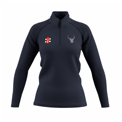 gray-nicolls-west-herts-cc-gts-pile-1-4-zip-donna-blu-navy image 1