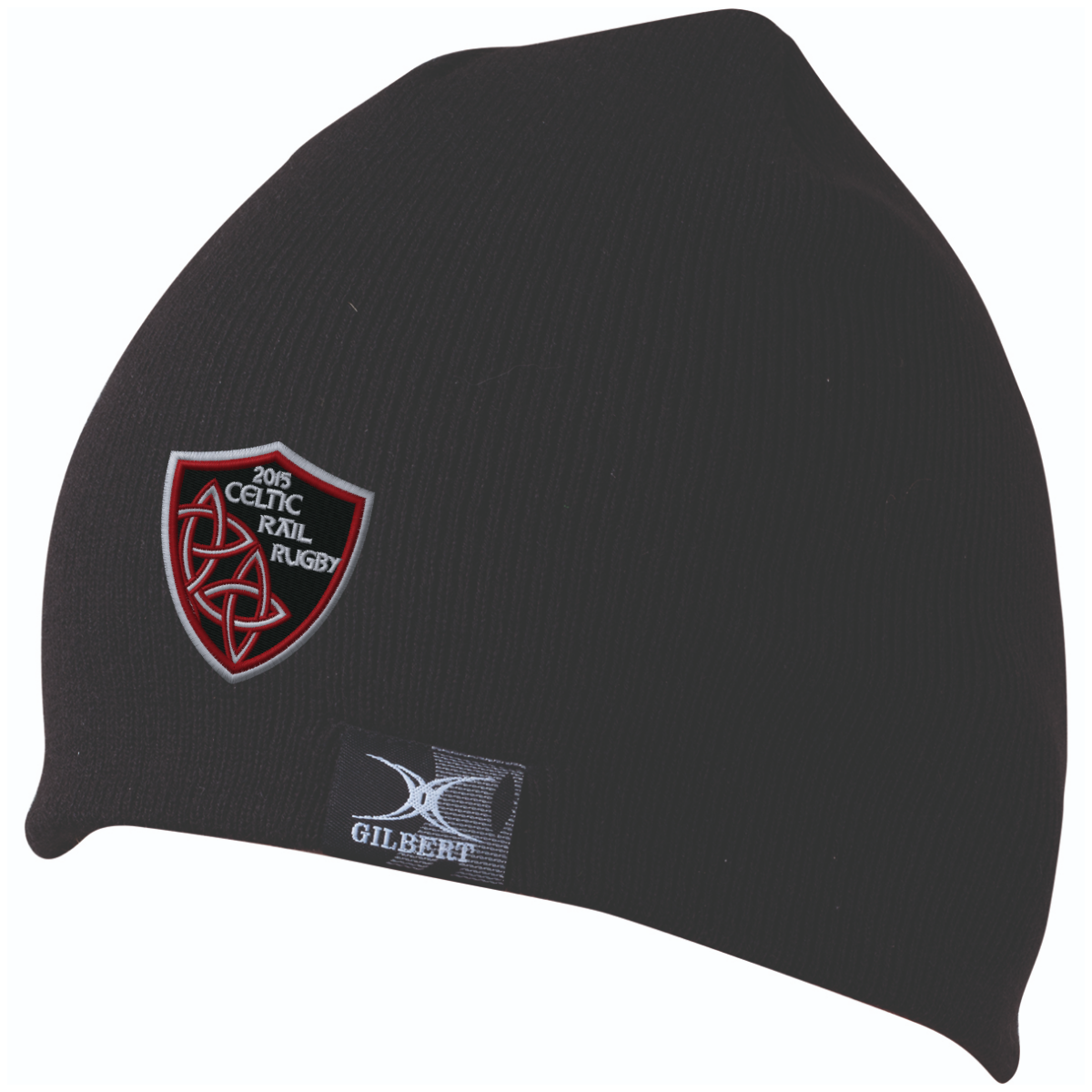 gilbert-rugby-celtic-rail-rfc-beanie-hat-nero-adulto image 1