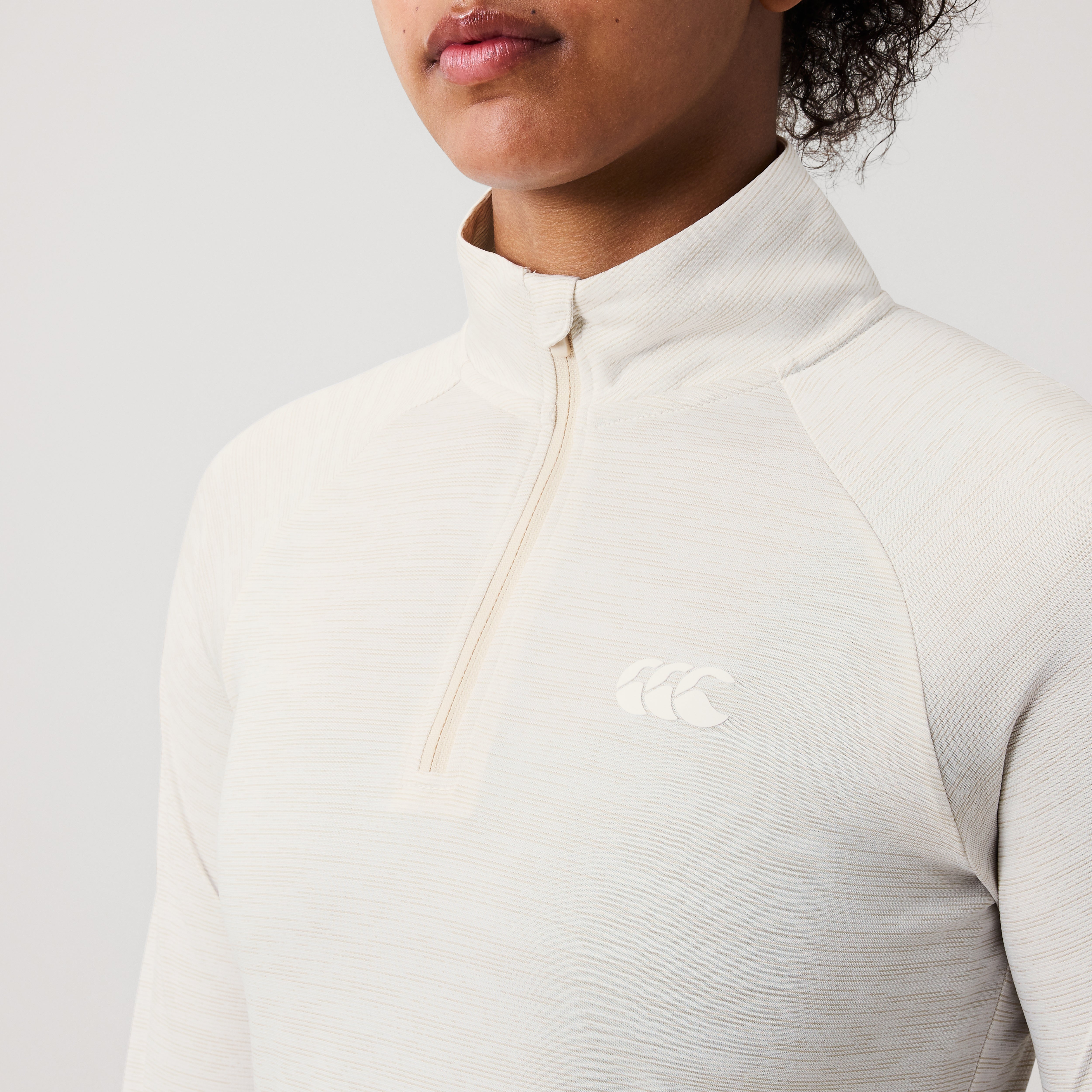 canterbury-tempo-1-4-zip-donna-felpa-rugby-grigia image 7