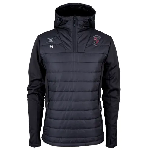 gilbert-rugby-old-brodleians-rufc-pro-active-felpa-quarter-zip-uomo-con-iniziali image 1