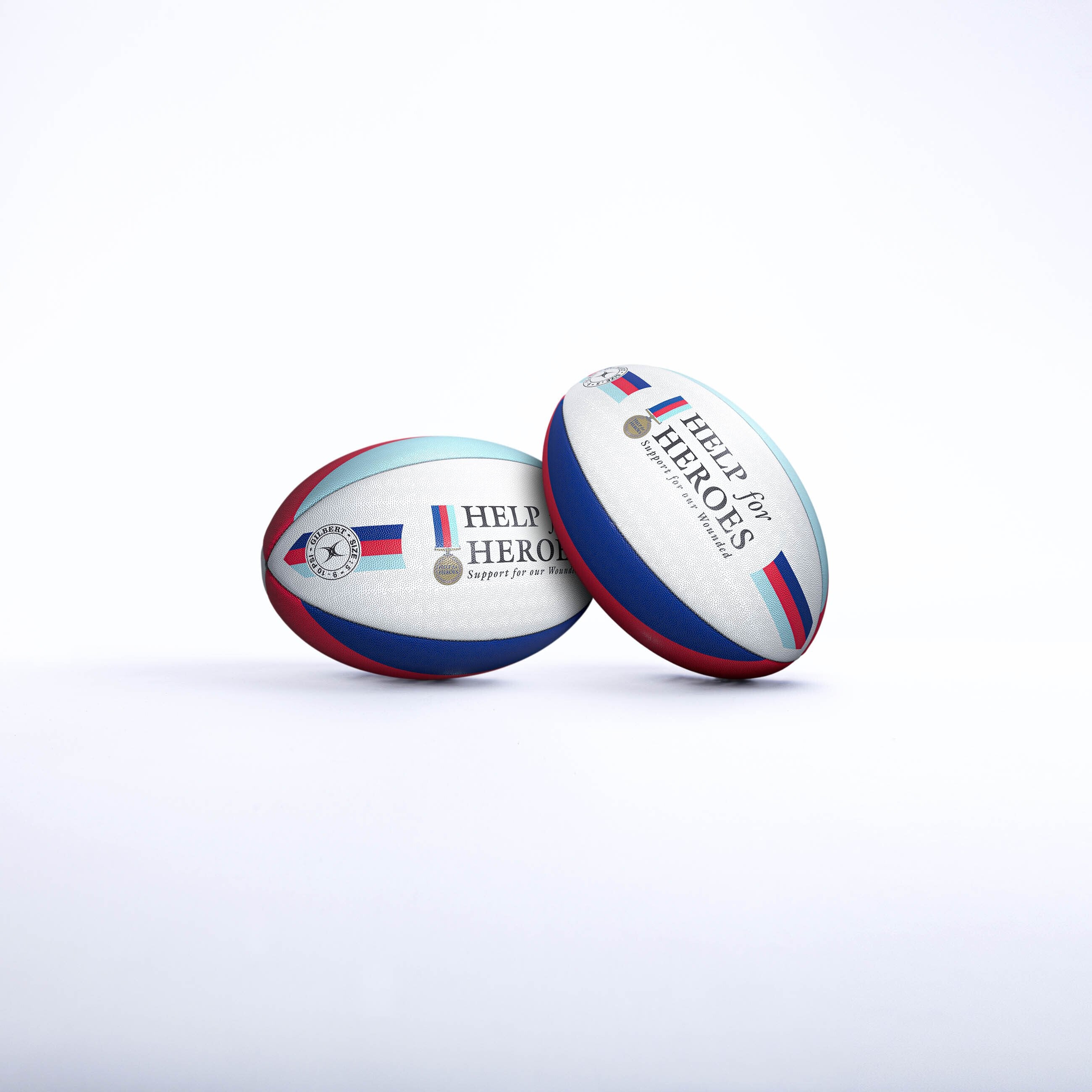 gilbert-help-for-heroes-pallone-rugby-supporter-sz-5 image 1