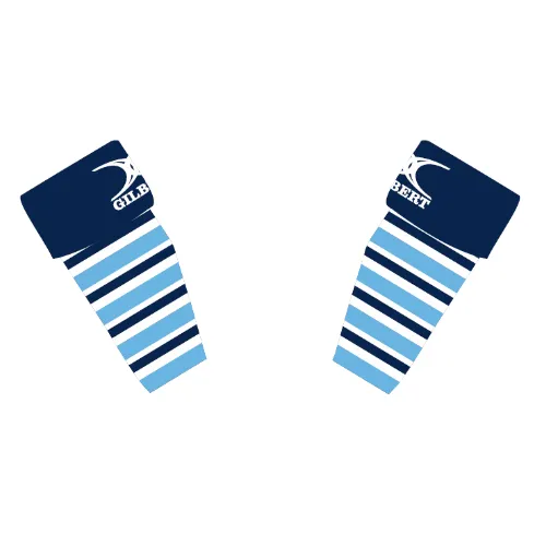 gilbert-rugby-pro-calze-footless-senior-newbury-rfc-blu-navy-azzurro image 1
