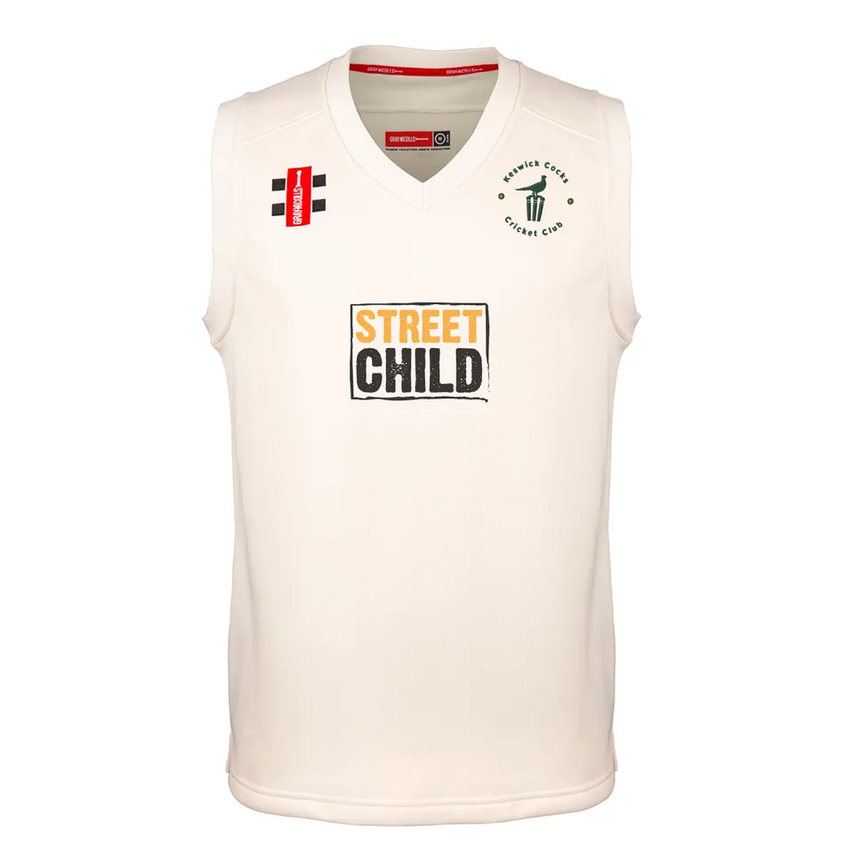 gray-nicolls-keswick-cocks-bambino-pro-performance-gilet-match-ivory image 1
